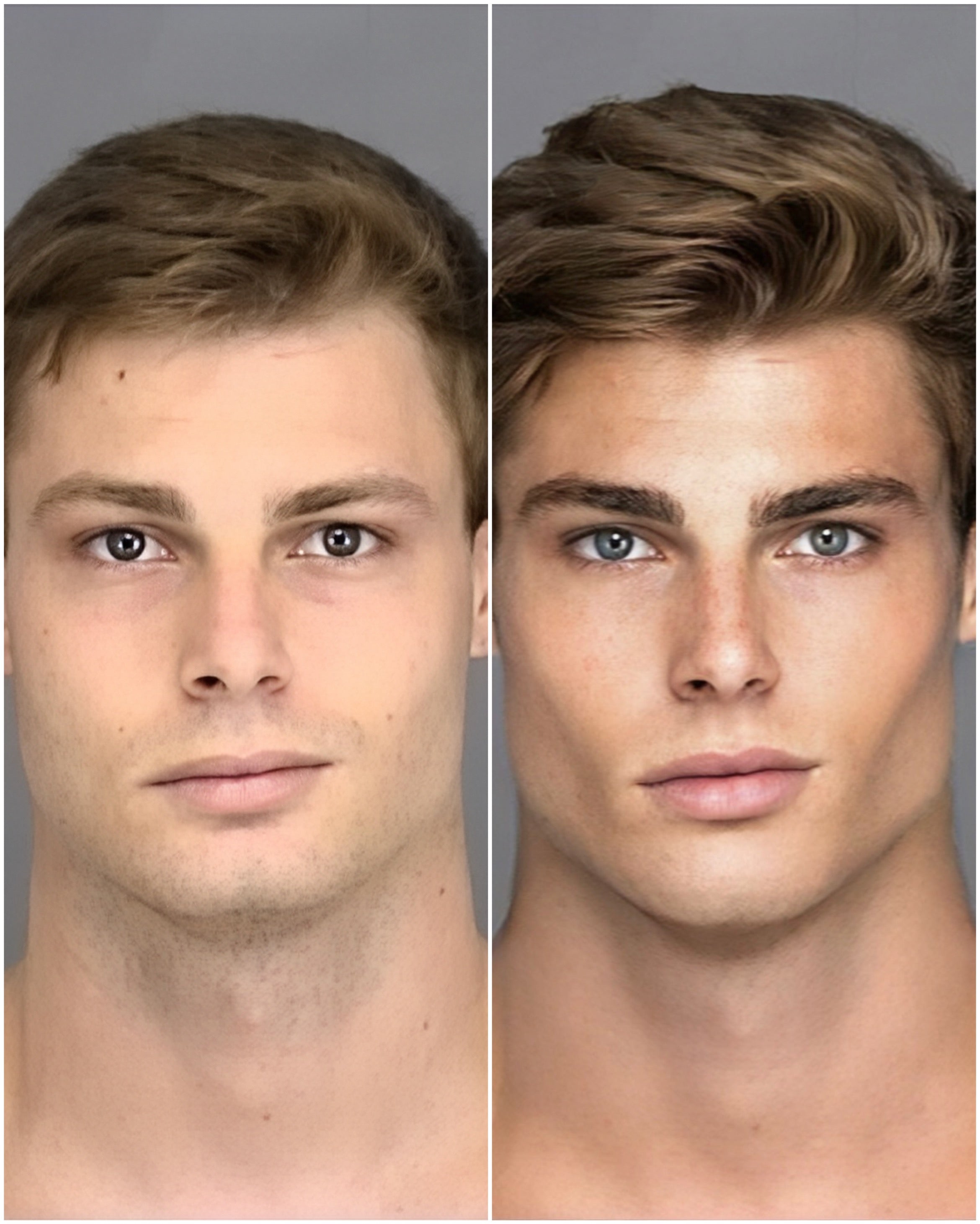 Facial Potential Projection (Visual Analysis)